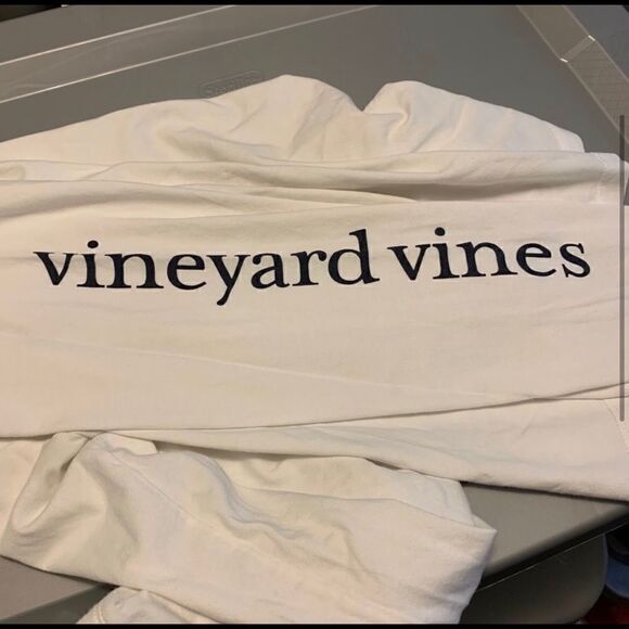 Vineyard Vines Long Sleeve Logo T-Shirt Sz S - Picture 4 of 6